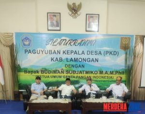 Ketum Genta Pangan Budiman Sudjatmiko Gelar Silaturahmi Dengan Paguyuban Kepala Desa Lamongan