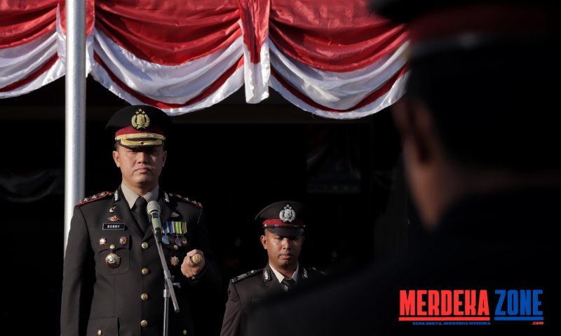 Kapolres Lamongan Pimpin Upacara Peringatan HUT RI ke 79 Tahun 2024 “Nusantara Baru, Indonesia Maju