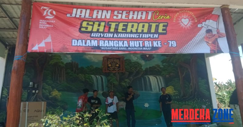 Jalan Sehat SH Terate Karangtapen Lamongan Berlangsung Meriah, Sekaligus Kenang Jasa Para Pahlawan