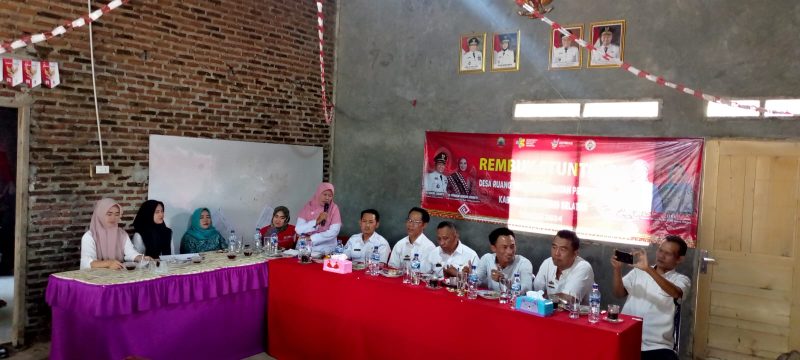 Desa Ruang Tengah kecamatan Penengahan Rembuk Stanting Tahun 2024, Ini Harapan Kades