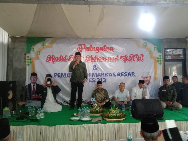 YES – Dirham Resmikan Markas Besar Relawan YES 313 di Ngimbang Lamongan, Berikan Pesan Menang Dengan Cara Elegant