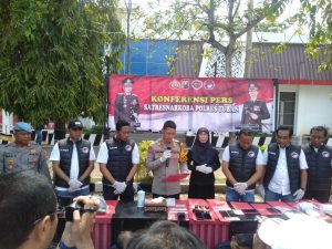 Polres Tuban Gelar Press Rilis Hasil Panangkapan Peredaran Narkoba