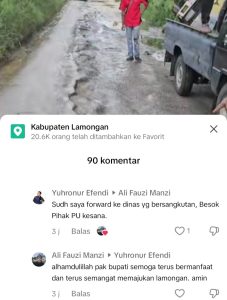 Usai Dikritik Manzi Lewat Medsos, Bupati YES Langsung Perintahkan Dinas PU Tinjau Lokasi Jalan Rusak