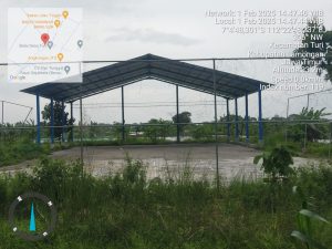 Pembangunan Lapangan Futsal Desa Turi Lamongan Diduga Menyimpang, Pasalnya Yang Dibangun Hanya Atapnya