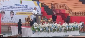 Thomas Amrico Tegaskan Kepala sekolah dan Guru Harus Memiliki Inovasi Serta Terget Untuk Anak Didiknya