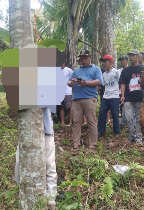 Warga Desa Babatan Lampung Selatan Dihebohkan Penemuan Mayat