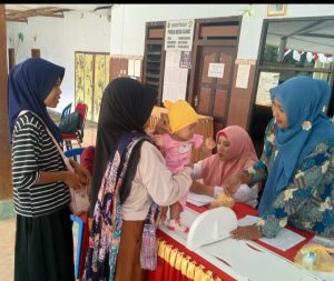 Pemdes Sumberagung Tulungagung Gelar Posyandu Untuk Pastikan Kesehatan Balita