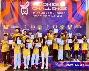 Atlet Lamongan Sukses Sabet Medali pada Indonesia Challenge Taekwondo Championship Piala Kemenpora 2025