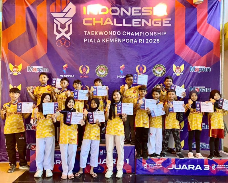 Atlet Lamongan Sukses Sabet Medali pada Indonesia Challenge Taekwondo Championship Piala Kemenpora 2025