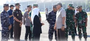 Kajati Jatim Ikut Sambut Kunjungan Menhan ke Jawa Timur, Bentuk Sinergi Pusat dan Wilayah