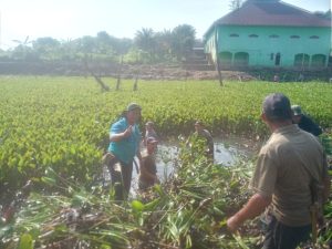 Pemdes Desa Kekiling Dan Masyarakat Bergotong Royong Membersikan Pemakaman