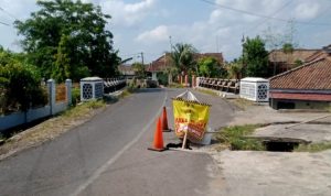 Warga Lampung Selatan Keluhkan Kondisi Jalan Marga Dantaran yang Berlubang