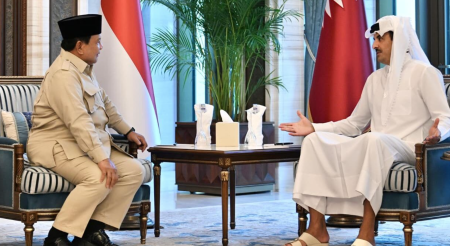 Bertemu Emir Qatar, Presiden Prabowo Bahas Perdamaian Dunia dan Konflik Timur Tengah