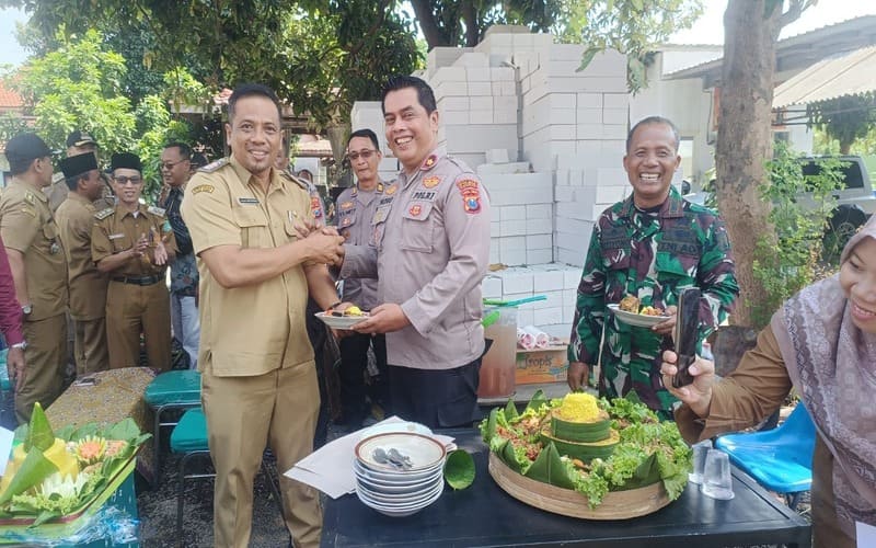 Tasyakuran HUT TNI ke-80 di Gempol, Kapolsek: Sinergitas TNI-Polri Kunci Keamanan